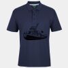 C OF C  JERSEY POLO   CHARCOAL Thumbnail