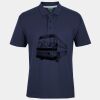 C OF C  JERSEY POLO   CHARCOAL Thumbnail