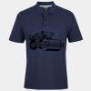 C OF C  JERSEY POLO   CHARCOAL Thumbnail