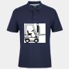 C OF C  JERSEY POLO   CHARCOAL Thumbnail
