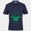 C OF C  JERSEY POLO   CHARCOAL Thumbnail