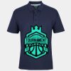 C OF C  JERSEY POLO   CHARCOAL Thumbnail