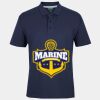 C OF C  JERSEY POLO   CHARCOAL Thumbnail