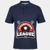 C OF C  JERSEY POLO   CHARCOAL Thumbnail