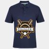 C OF C  JERSEY POLO   CHARCOAL Thumbnail