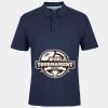 C OF C  JERSEY POLO   CHARCOAL Thumbnail