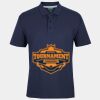 C OF C  JERSEY POLO   CHARCOAL Thumbnail