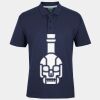 C OF C  JERSEY POLO   CHARCOAL Thumbnail