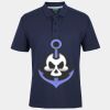 C OF C  JERSEY POLO   CHARCOAL Thumbnail