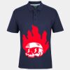 C OF C  JERSEY POLO   CHARCOAL Thumbnail