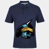 C OF C  JERSEY POLO   CHARCOAL Thumbnail