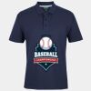 C OF C  JERSEY POLO   CHARCOAL Thumbnail