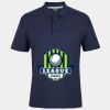 C OF C  JERSEY POLO   CHARCOAL Thumbnail