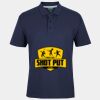 C OF C  JERSEY POLO   CHARCOAL Thumbnail