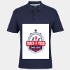 C OF C  JERSEY POLO   CHARCOAL Thumbnail
