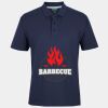 C OF C  JERSEY POLO   CHARCOAL Thumbnail