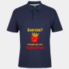 C OF C  JERSEY POLO   CHARCOAL Thumbnail
