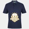 C OF C  JERSEY POLO   CHARCOAL Thumbnail