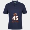 C OF C  JERSEY POLO   CHARCOAL Thumbnail