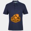 C OF C  JERSEY POLO   CHARCOAL Thumbnail