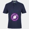 C OF C  JERSEY POLO   CHARCOAL Thumbnail