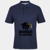 C OF C  JERSEY POLO   CHARCOAL Thumbnail