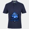 C OF C  JERSEY POLO   CHARCOAL Thumbnail