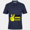 C OF C  JERSEY POLO   CHARCOAL Thumbnail