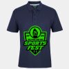 C OF C  JERSEY POLO   CHARCOAL Thumbnail