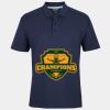 C OF C  JERSEY POLO   CHARCOAL Thumbnail