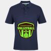 C OF C  JERSEY POLO   CHARCOAL Thumbnail