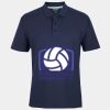 C OF C  JERSEY POLO   CHARCOAL Thumbnail
