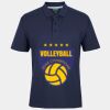 C OF C  JERSEY POLO   CHARCOAL Thumbnail