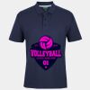 C OF C  JERSEY POLO   CHARCOAL Thumbnail