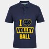 C OF C  JERSEY POLO   CHARCOAL Thumbnail