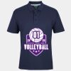 C OF C  JERSEY POLO   CHARCOAL Thumbnail