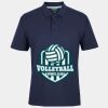 C OF C  JERSEY POLO   CHARCOAL Thumbnail