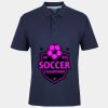 C OF C  JERSEY POLO   CHARCOAL Thumbnail