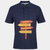 C OF C  JERSEY POLO   CHARCOAL Thumbnail