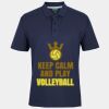 C OF C  JERSEY POLO   CHARCOAL Thumbnail