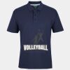 C OF C  JERSEY POLO   CHARCOAL Thumbnail