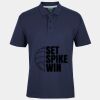 C OF C  JERSEY POLO   CHARCOAL Thumbnail