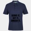 C OF C  JERSEY POLO   CHARCOAL Thumbnail