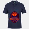 C OF C  JERSEY POLO   CHARCOAL Thumbnail