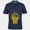 C OF C  JERSEY POLO   CHARCOAL Thumbnail