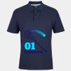 C OF C  JERSEY POLO   CHARCOAL Thumbnail
