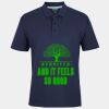 C OF C  JERSEY POLO   CHARCOAL Thumbnail