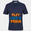 C OF C  JERSEY POLO   CHARCOAL Thumbnail